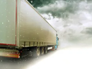 Truckers hauling essentials and weathering storms